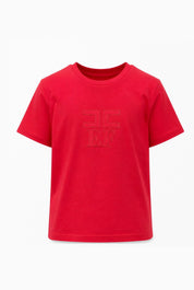 Elisabetta Franchi Bambina T-shirt In Cotone con Logo Sul Davanti EFTS266CJE018.3028