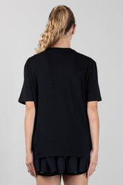 Elisabetta Franchi Bambina T-shirt In Cotone con Logo Sul Davanti EFTS266CJE018.N000