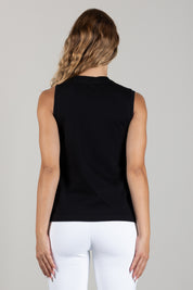 Elisabetta Franchi T-shirt In Jersey con Dettaglio Gioiello CN00166E2 NERO