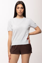 Patrizia Pepe T-shirt In Maglia 8K0409 K027 SKY GRAY