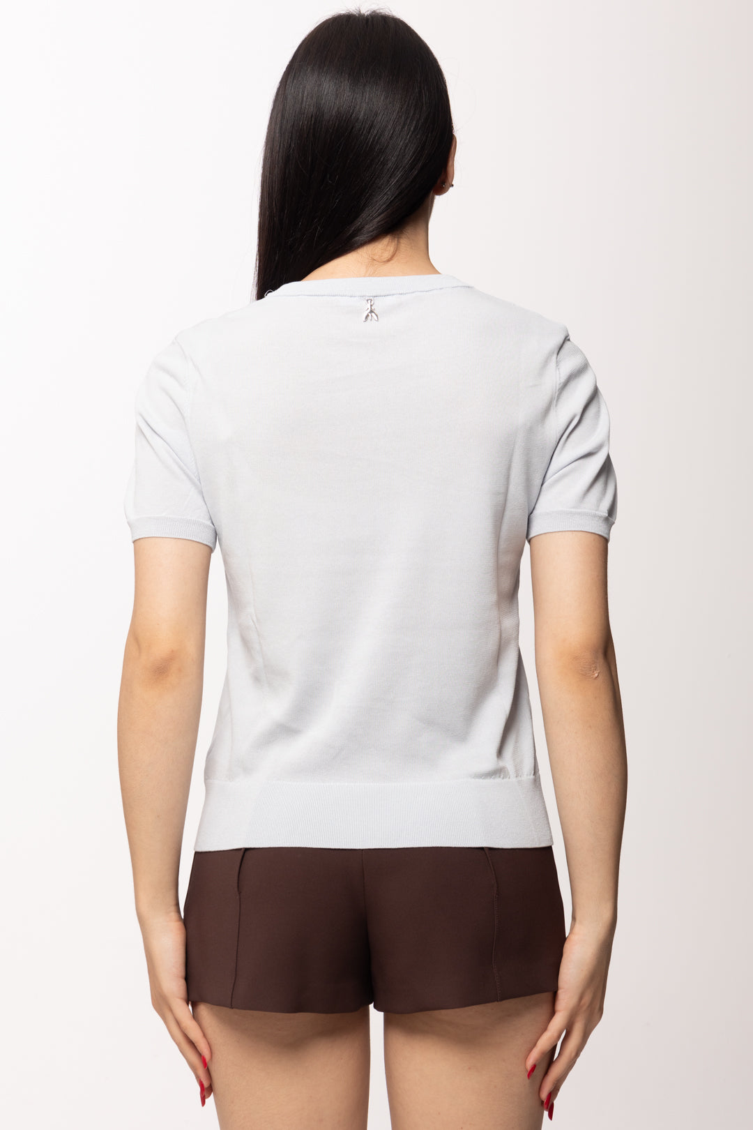 Patrizia Pepe T-shirt In Maglia 8K0409 K027 SKY GRAY