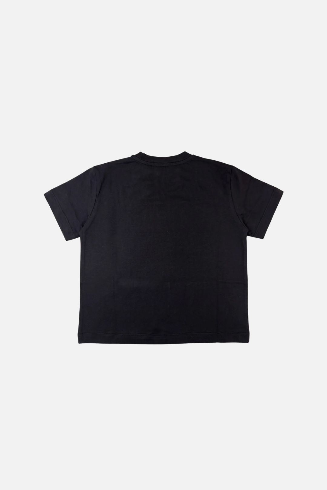 Elisabetta Franchi Bambina T-shirt Nera con Logo EFTS265CJE018.N000
