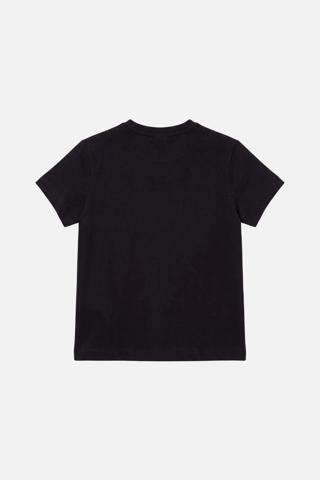 Elisabetta Franchi Bambina T-shirt Nera con Logo In Strass EFTS271CJE018.N000