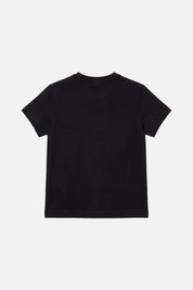 Elisabetta Franchi Bambina T-shirt Nera con Logo In Strass EFTS271CJE018.N000