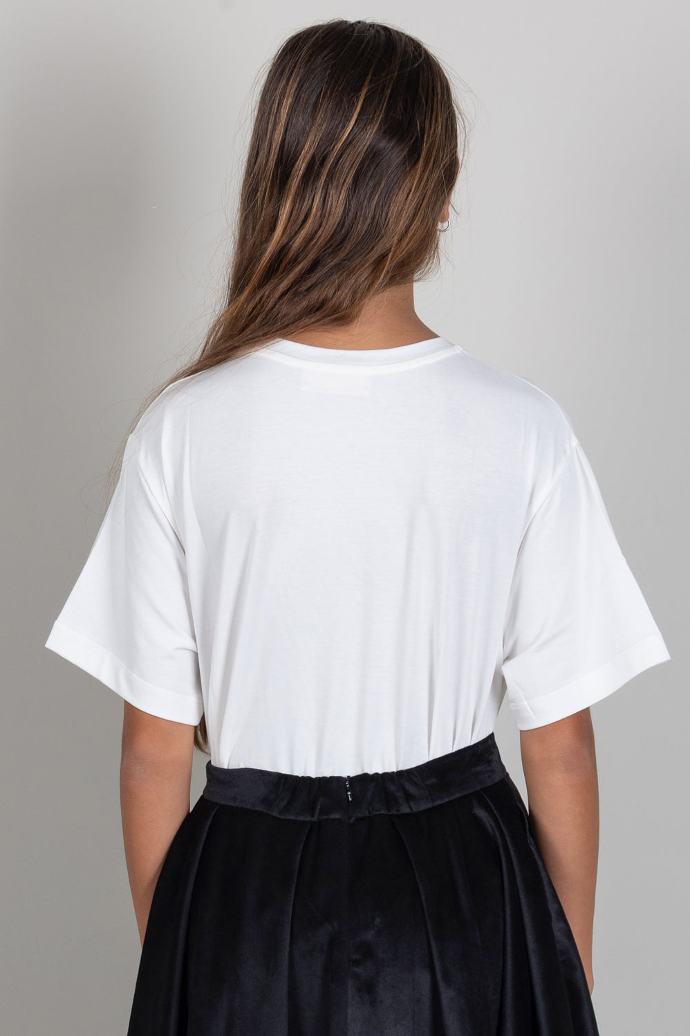 Elisabetta Franchi Bambina T-shirt On Logo Frontale Ricamato EFTS265CJE018.0004