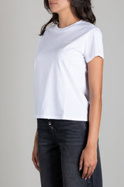 Patrizia Pepe T-shirt Regular Fit In Cotone 8M1543 J111 BIANCO OTTICO