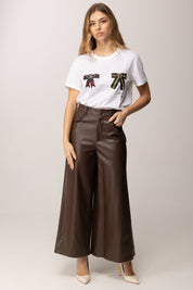 Meme Road T-shirt con Fiocchi M3223M BIANCO