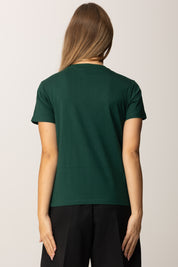 Pinko T-shirt con Logo Love Birds VERDE VENA
