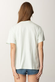 Twin-set T-shirt con Logo Ricamato 251TT2041 WATER GREEN