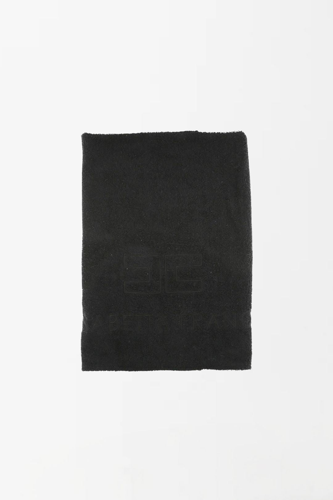 Elisabetta Franchi Bambina Telo Mare Tinta Unica In Spugna con Logo EFAV101CSP003.N000