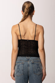 Khloe Femme Top Bustier In Pizzo con Stecche DM7575 NERO