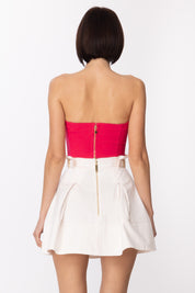 Elisabetta Franchi Top con Ciondolo Moneta TO02032E2 FUXIA