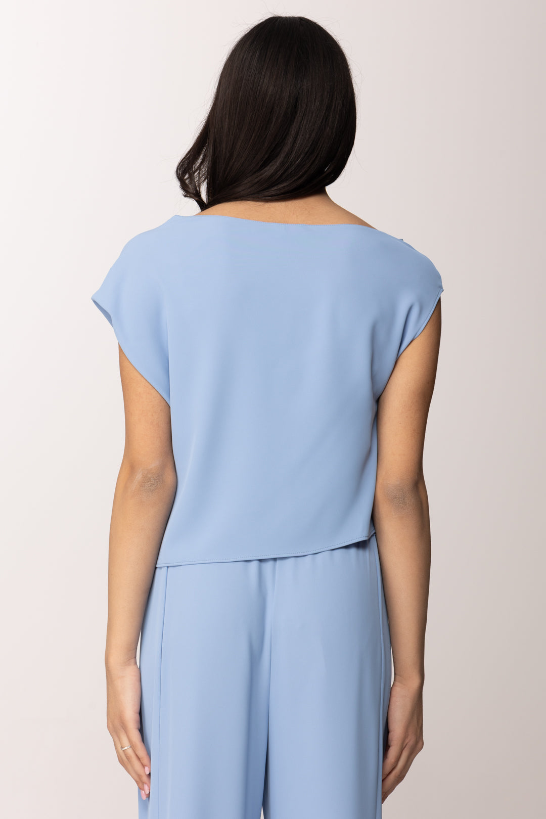 Hanita Top con Drappeggio Asimmetrico H.M3128.4558 ICEBERG