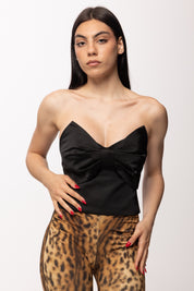 Hanita Top Corsetto con Fiocco H.M3227.4647 NERO