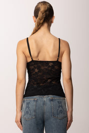 Khloe Femme Top In Pizzo con Coppe E0657 NERO