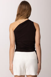 Pinko Top Monospalla con Nodo e Coulisse 106544 A37V M28