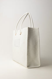 Elisabetta Franchi Tote Grande In Rafia Jacquard BS82A52E2 AVORIO