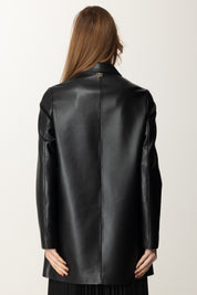 Twin-set Trench Corto e Dritto Spalmato 251TP2350 NERO