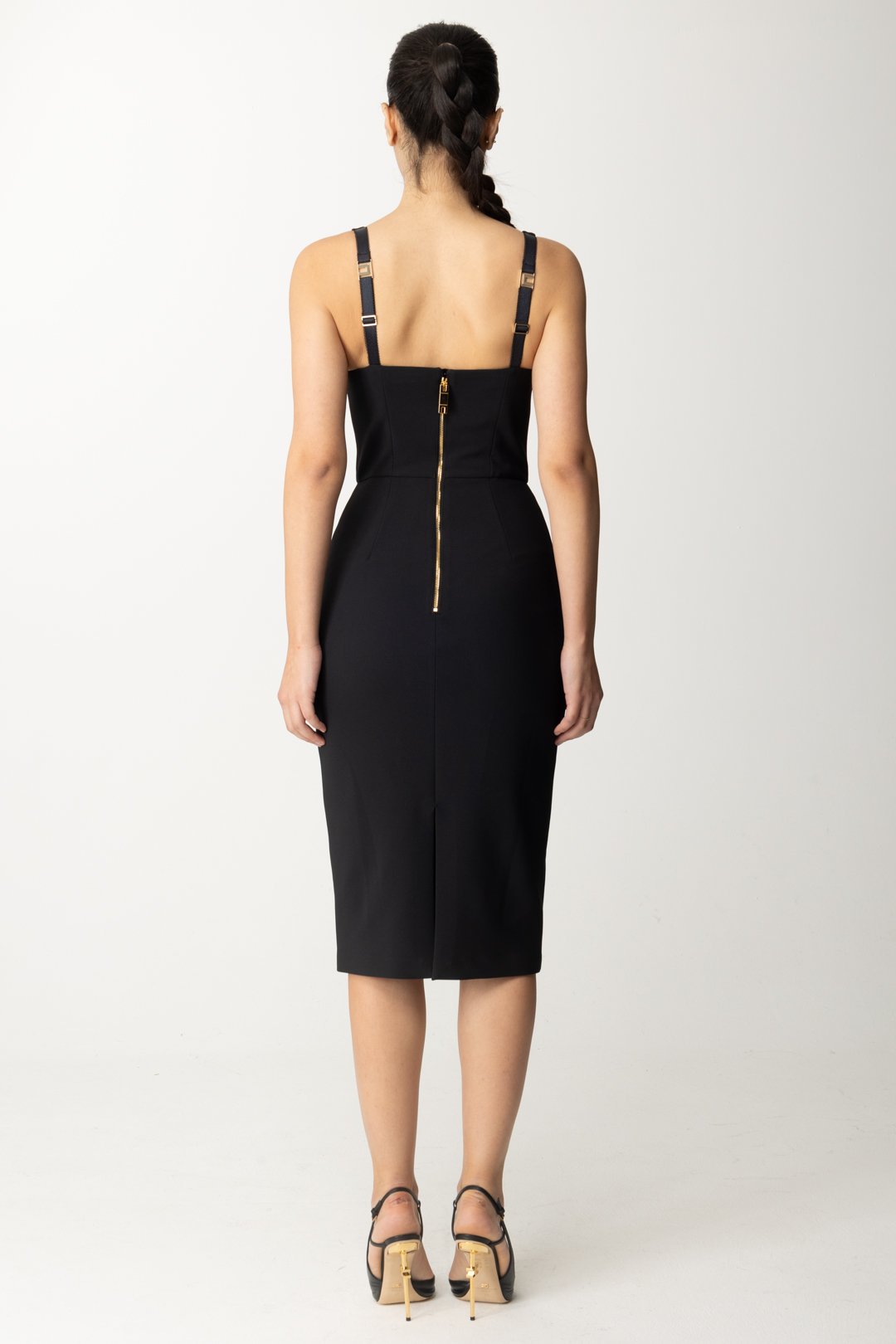 tubino nero elisabetta franchi