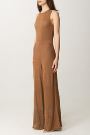 Akep Tuta In Maglia Lavorata VSKD09094 CARAMELLO