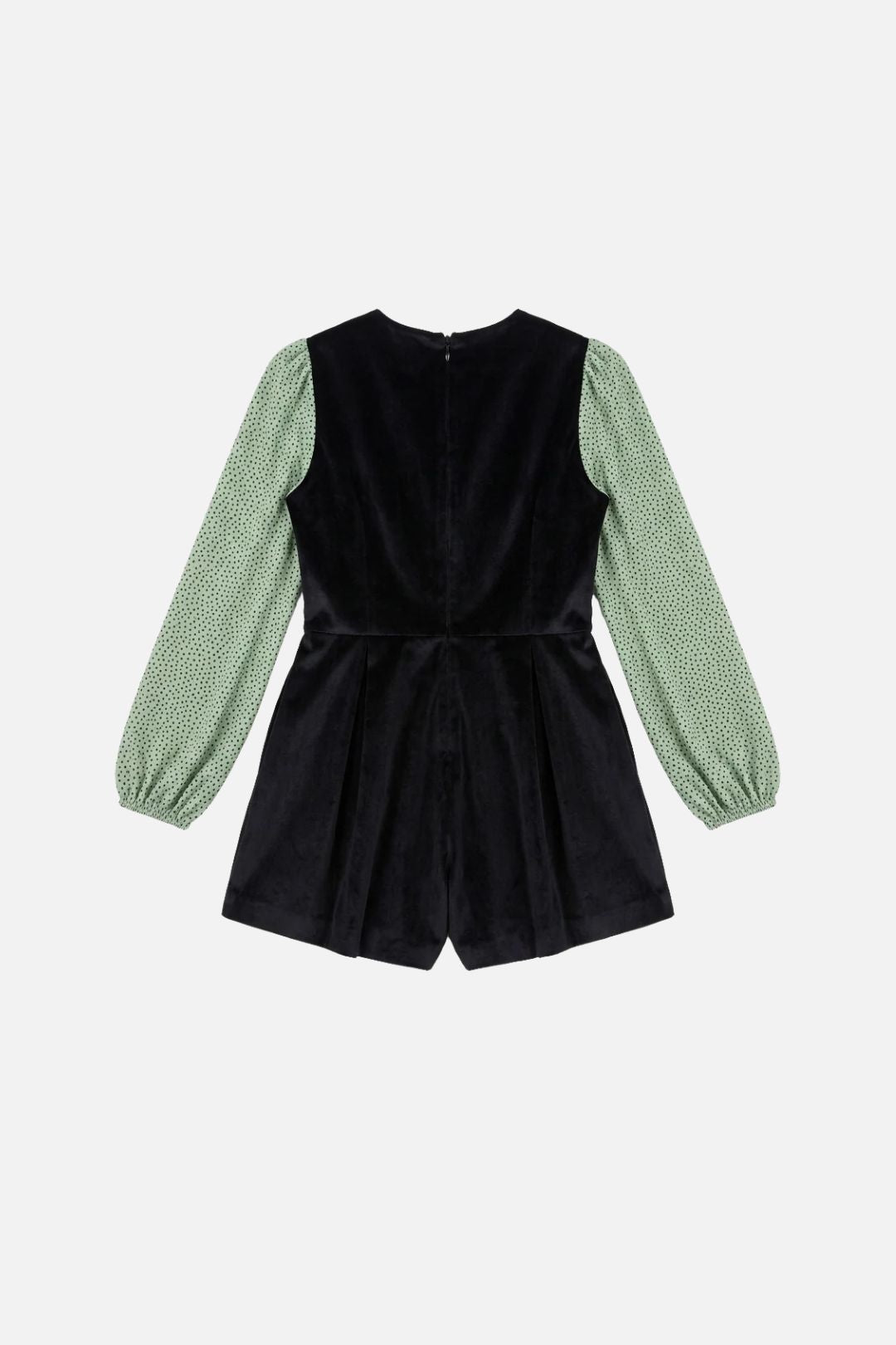 Elisabetta Franchi Bambina Tuta In Velluto con Fiocco e Casacca EFTA1200VE018.D579