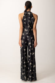 Aniye By Tuta Lunga con Stampa Fiori Leila POPPY BLACK