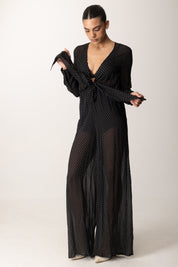 Aniye By Tuta Lunga Lily con Stampa Pois WHITE POIS