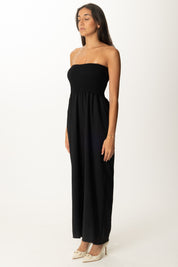 Khloe Femme Tuta Lunga Off-shoulder NERO