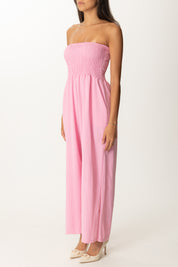 Khloe Femme Tuta Lunga Off-shoulder ROSA