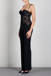 Aniye By Tuta Lunga Tahlia con Bustier In Pizzo 181296 BLACK :AI26