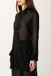 Pinko Tuta Sheer con Maxi Tasche 104750 A21F NERO LIMOUSINE