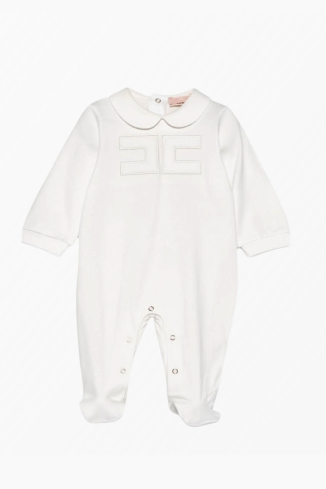 Elisabetta Franchi Bambina Tutina con Colletto Ricamato ENTU1530JF054.0004