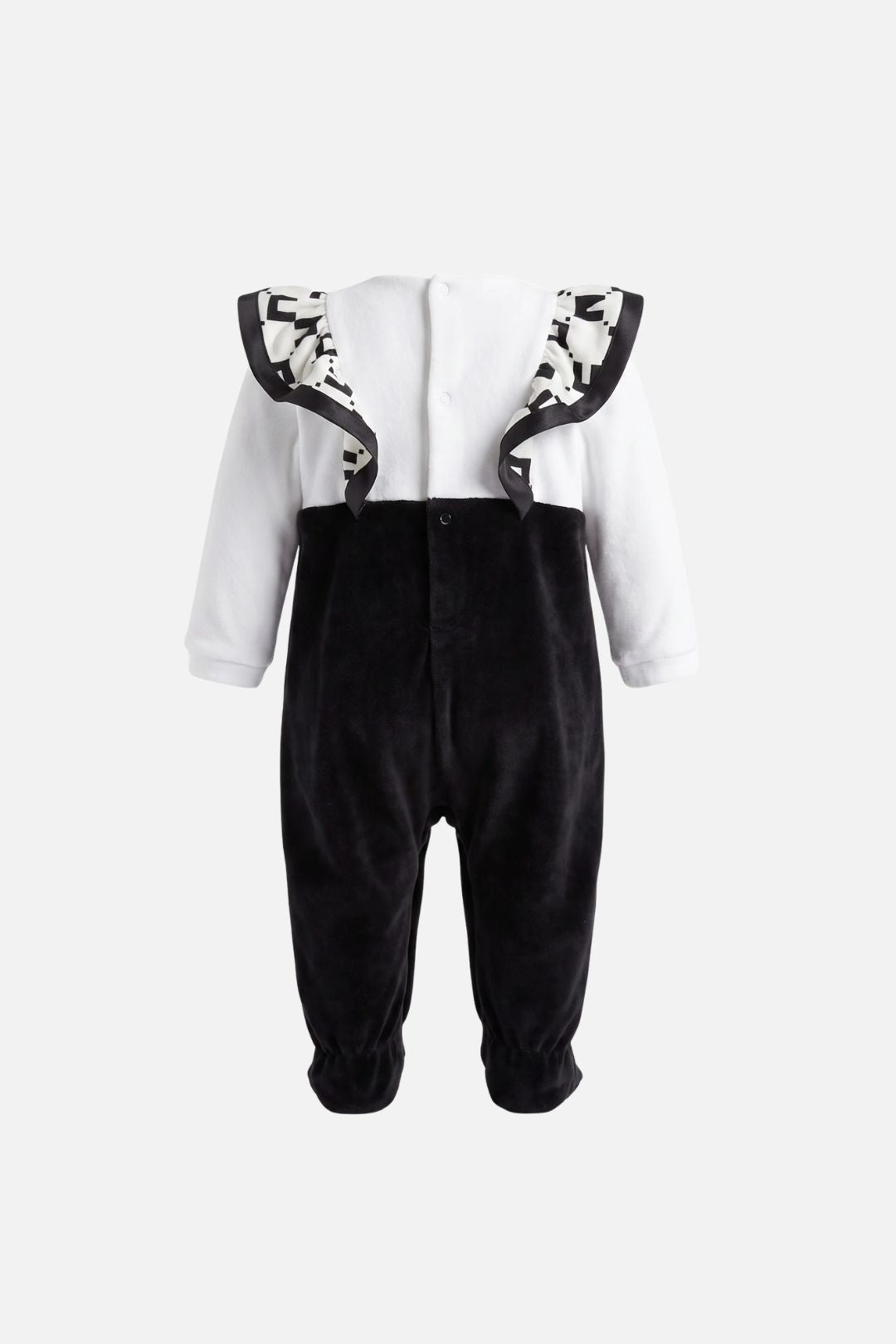 Elisabetta Franchi Bambina Tutina con Ruches e Logo ENTU1730CI025.NE01