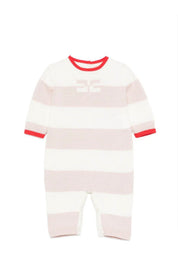 Elisabetta Franchi Bambina Tutina In Maglia a Righe ENTU149CFL001.D875