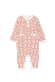 Elisabetta Franchi Bambina Tutina Neonata In Lana con Monogramma ENTU159CFL139.D777