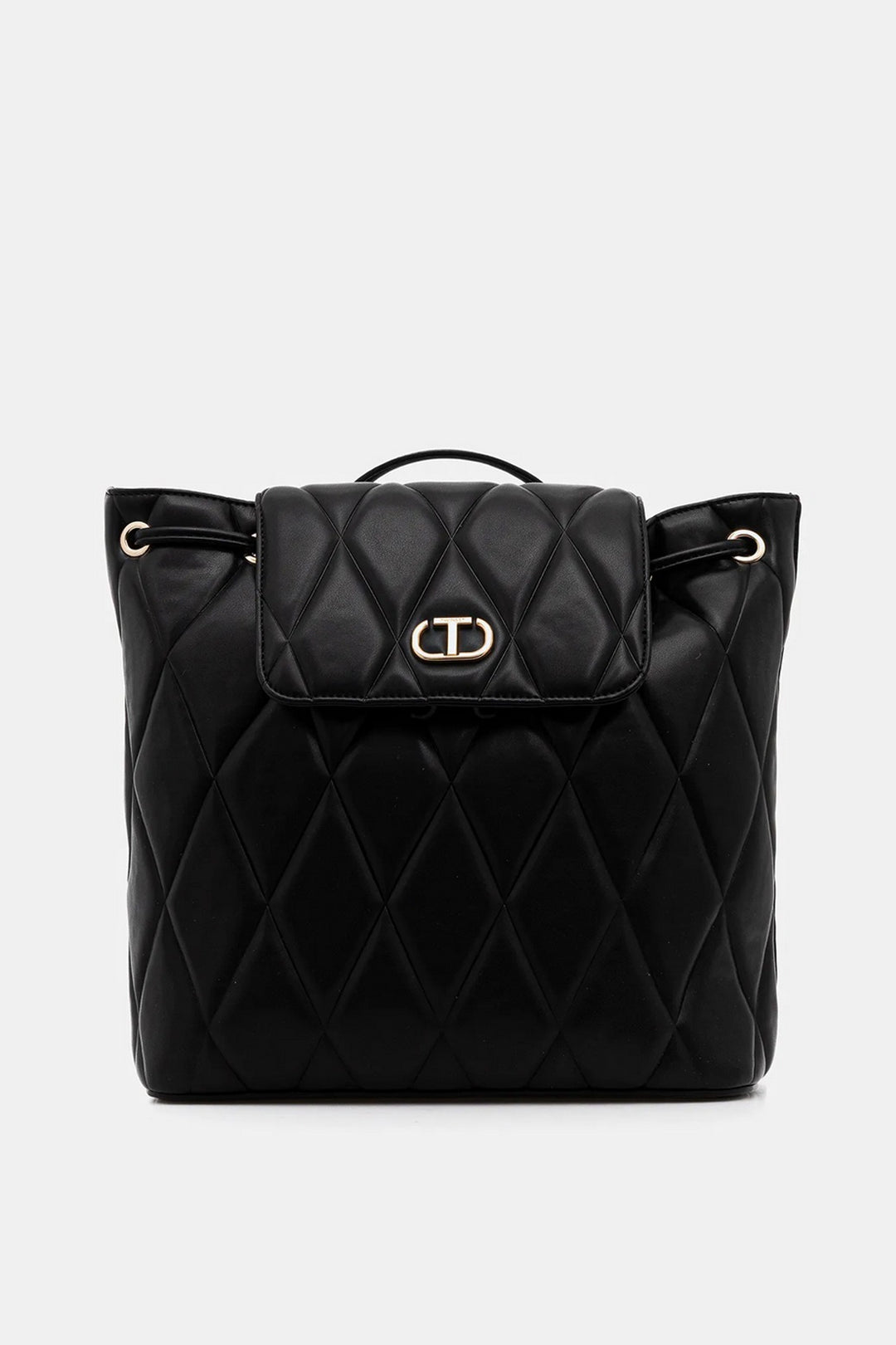 Twin-set Zaino In Ecopelle Matelassé 252TB7055 NERO