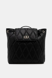 Twin-set Zaino In Ecopelle Matelassé 252TB7055 NERO