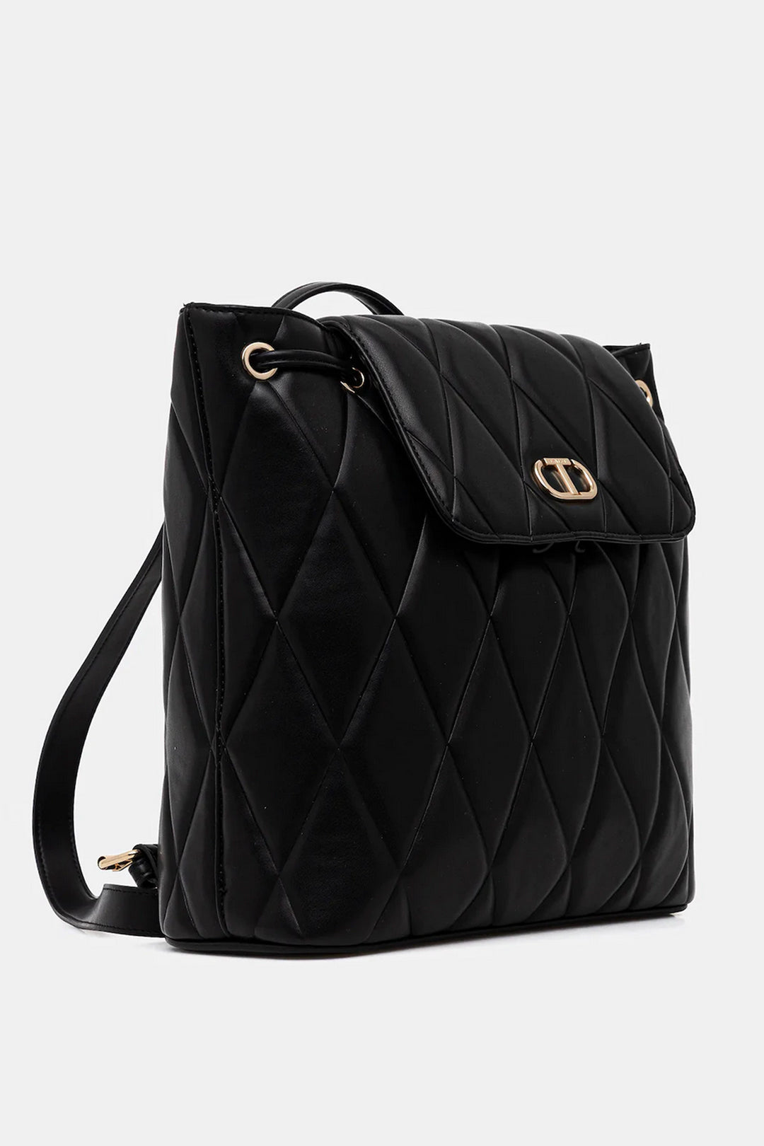 Twin-set Zaino In Ecopelle Matelassé 252TB7055 NERO