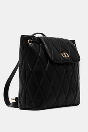 Twin-set Zaino In Ecopelle Matelassé 252TB7055 NERO