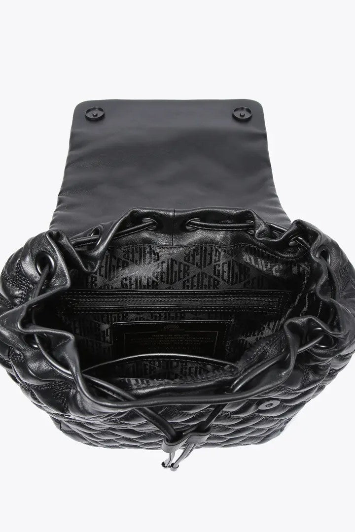 Kurt Geiger Zaino Kensington Effetto Intrecciato 1268900109 BLACK