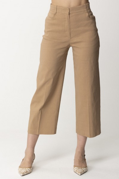 Pinko  Cropped Stretch Linen Pants 103227 A0IM C95