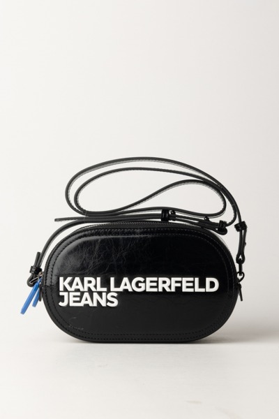 Karl Lagerfeld  Torba na aparat z logo 241J3003 BLACK