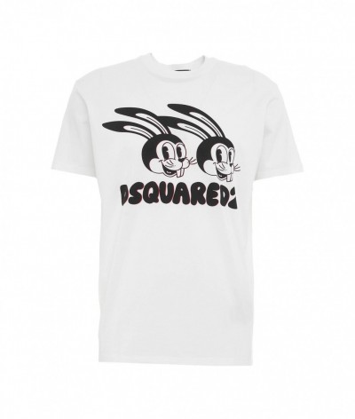 Dsquared2  T-shirt Lunar bianco 448411_1883373