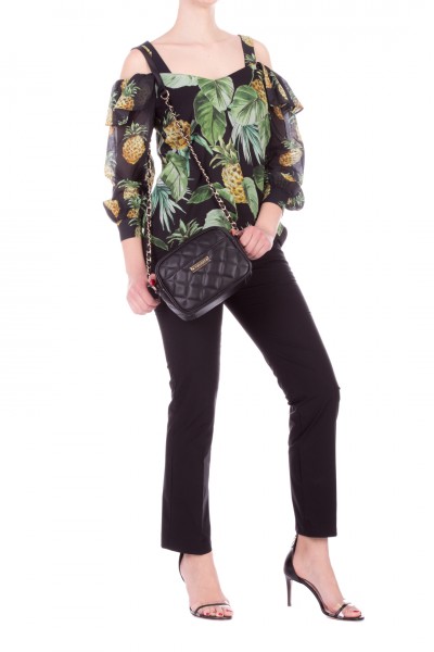 Twin-Set  Printed blouse with cut-out 201TT2461 ST.SUMMER FRUITS NER