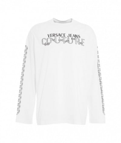 Versace  Maglietta logo bianco 458374_1922648