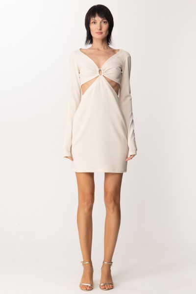 Just Cavalli  Cut-out pencil dress S04CT1201 Ivory