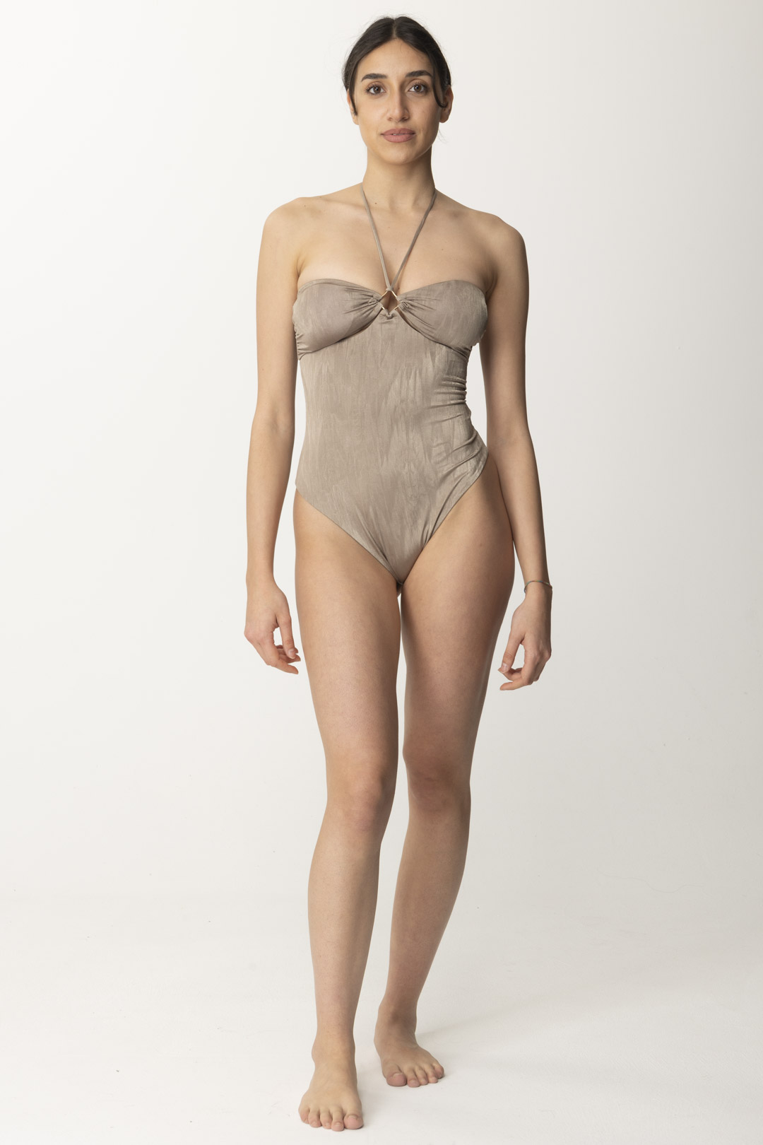 Preview: Me Fui Monokini with breast accessory BROWN