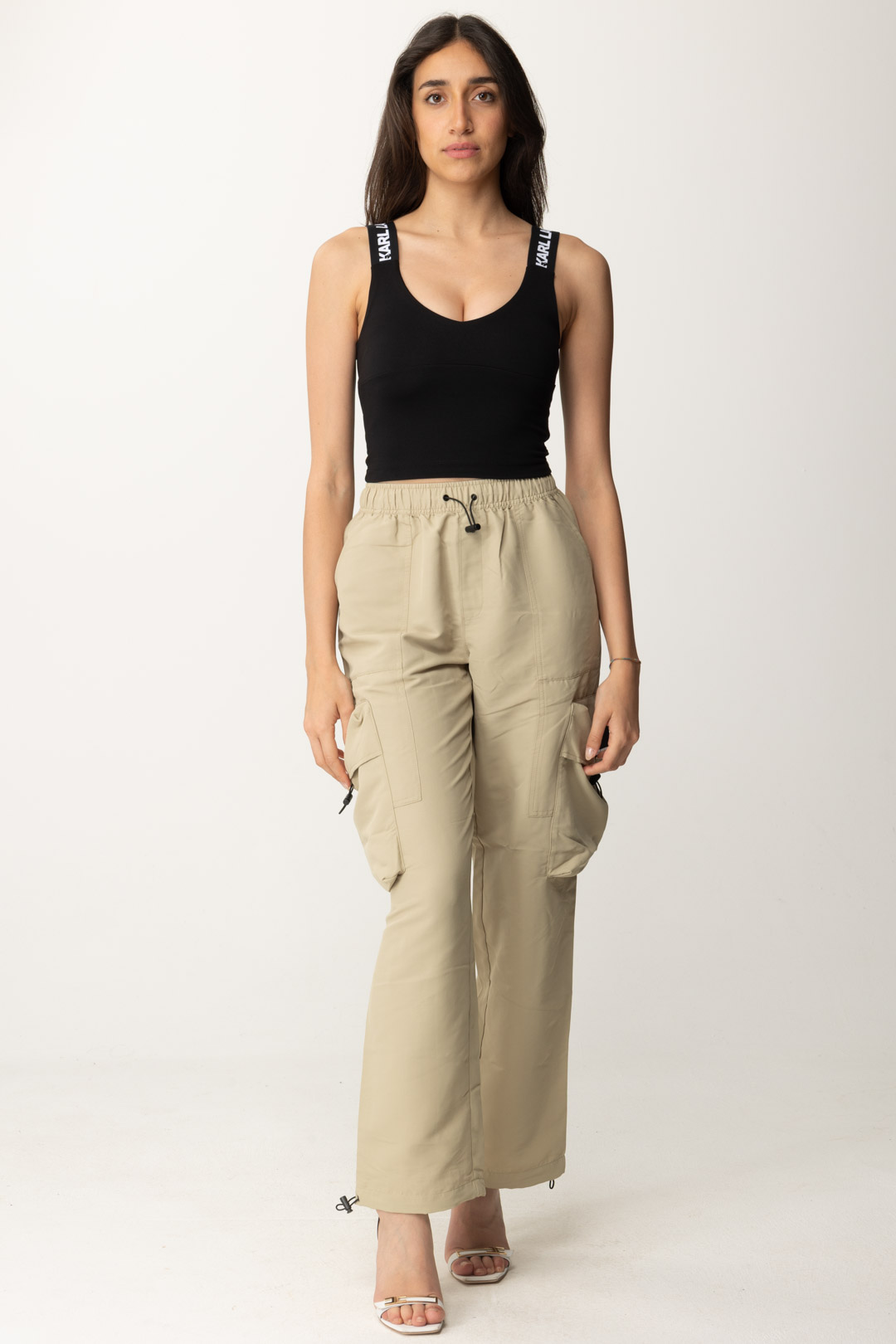 Preview: Karl Lagerfeld Utility cargo trousers TWILL