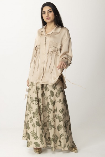 Aniye By  Satin Shirt with Laces - Marys 185132 CALCE