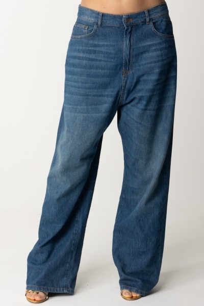 Aniye By  Oversize&#039;owe jeansy Neda 185172 MEDIUM BLUE
